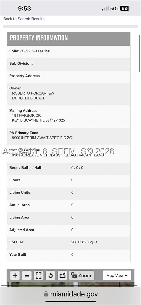 Real estate property located at 12505 202 ave, Miami-dade, Gu, Miami, FL