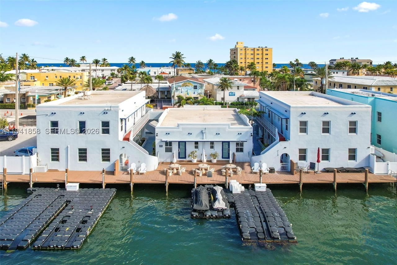 Real estate property located at 1908 Ocean Dr #1B & 2B package, Broward, Package 2 Units+dock Avail, Hollywood, FL