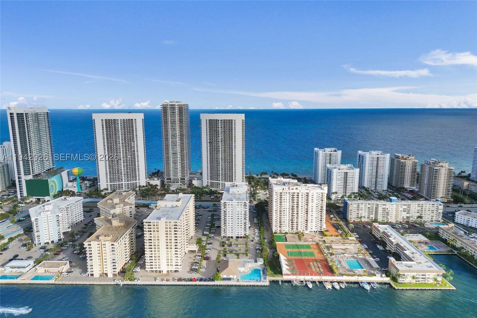 Real estate property located at 1849 Ocean Dr #408, Broward, Plaza Towers South Condo, Hallandale Beach, FL