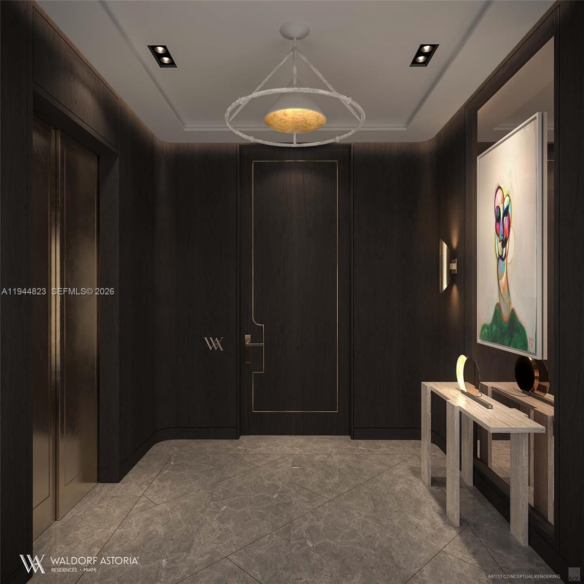Real estate property located at 249 3 ST #8004, Miami-dade, Waldorf Astoria Residences, Miami, FL