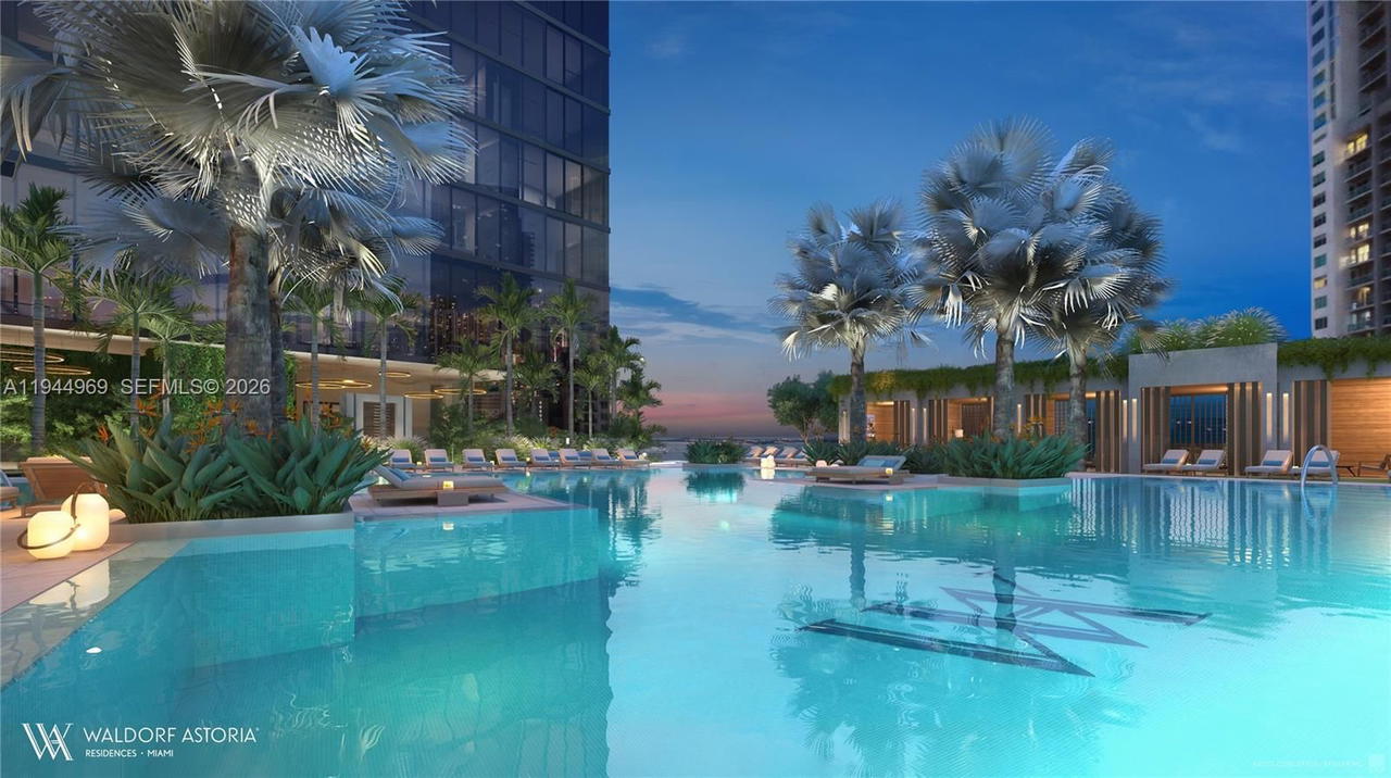 Real estate property located at 249 3 ST #6101, Miami-dade, Waldorf Astoria Residences, Miami, FL