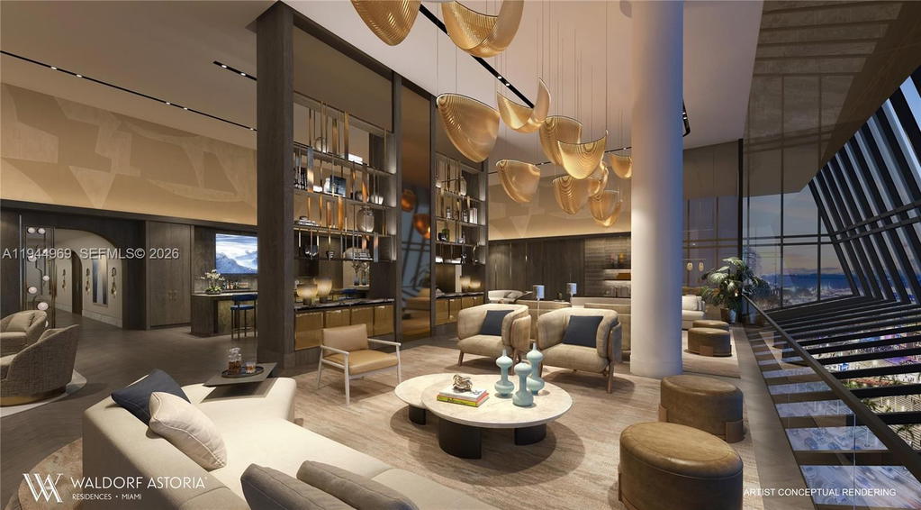 Real estate property located at 249 3 ST #6101, Miami-dade, Waldorf Astoria Residences, Miami, FL