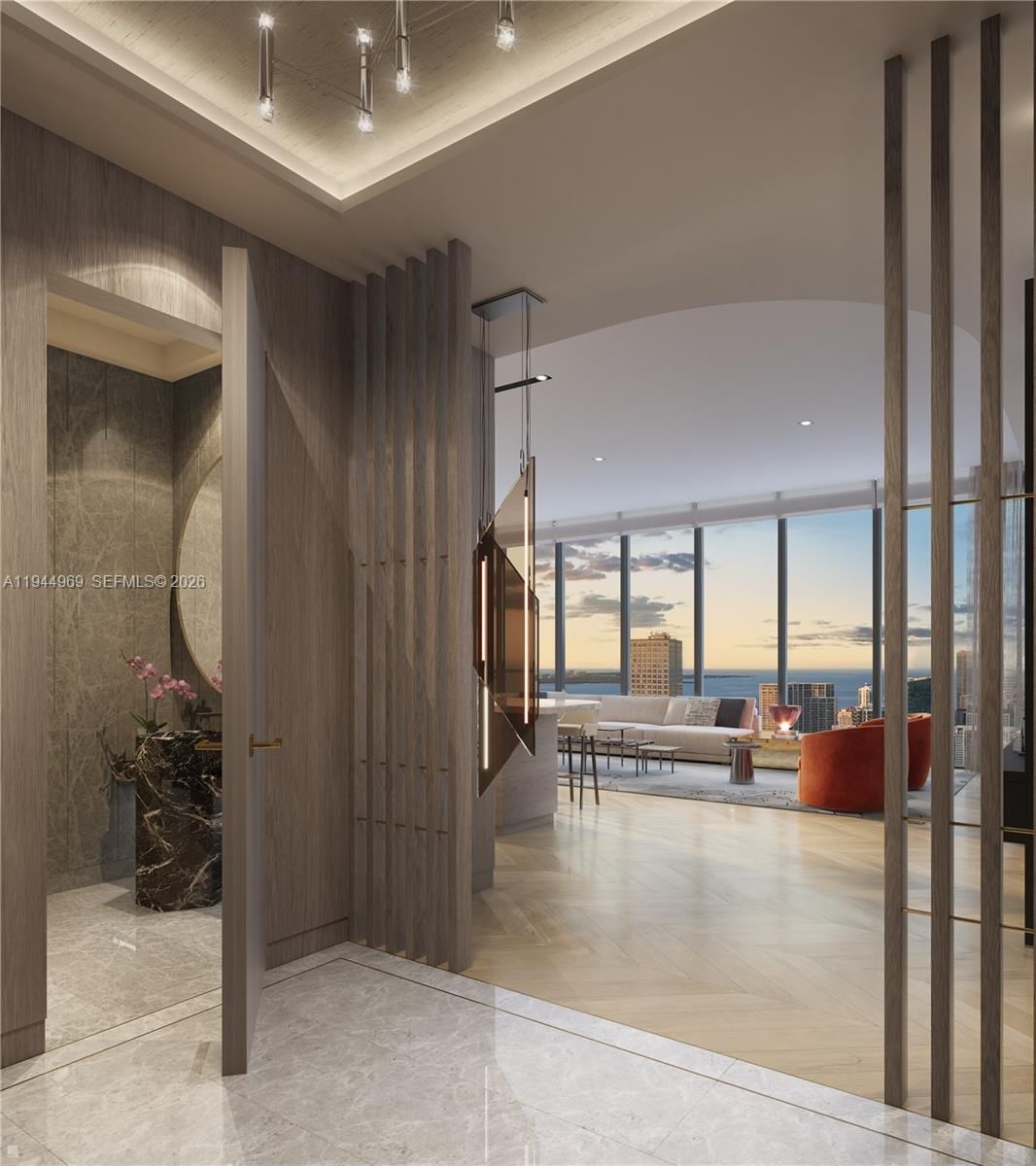 Real estate property located at 249 3 ST #6101, Miami-dade, Waldorf Astoria Residences, Miami, FL