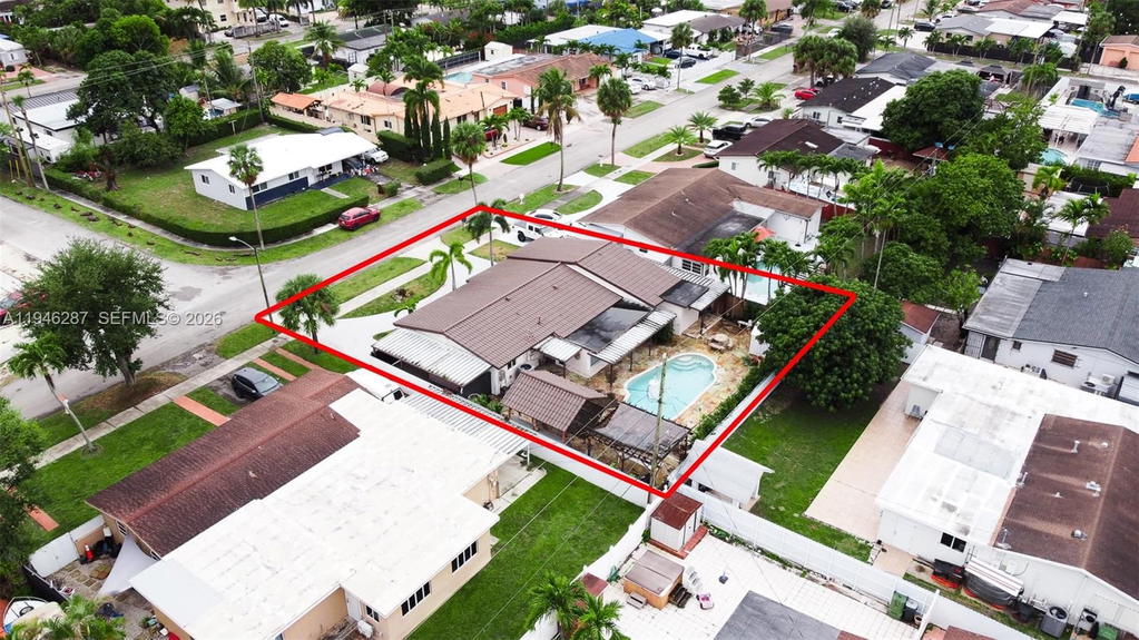 Real estate property located at 1243 78th St, Miami-dade, Palm Lakes Sec 1, Hialeah, FL