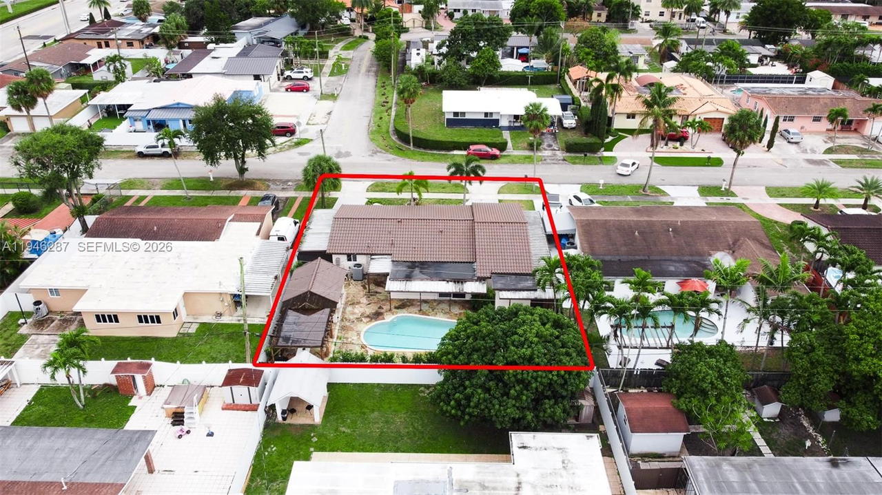 Real estate property located at 1243 78th St, Miami-dade, Palm Lakes Sec 1, Hialeah, FL
