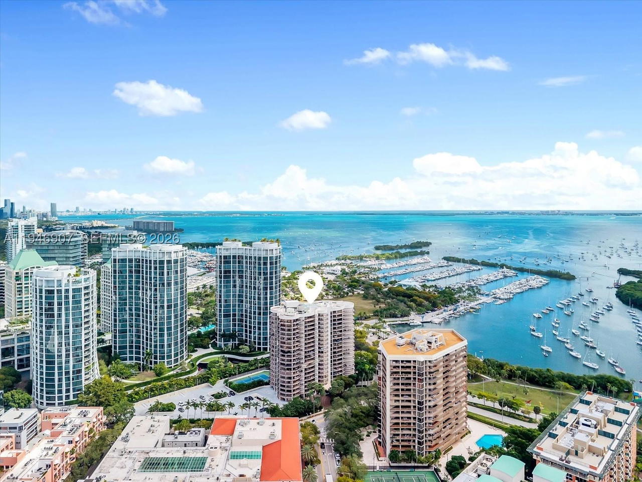 Real estate property located at 2843 Bayshore Dr #11C, Miami-dade, Grove Towers Condo, Miami, FL