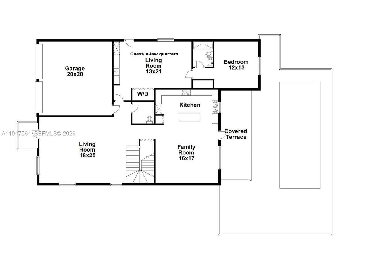 Real estate property located at 17475 153rd Ave, Miami-dade, Venetian Parc West, Miami, FL