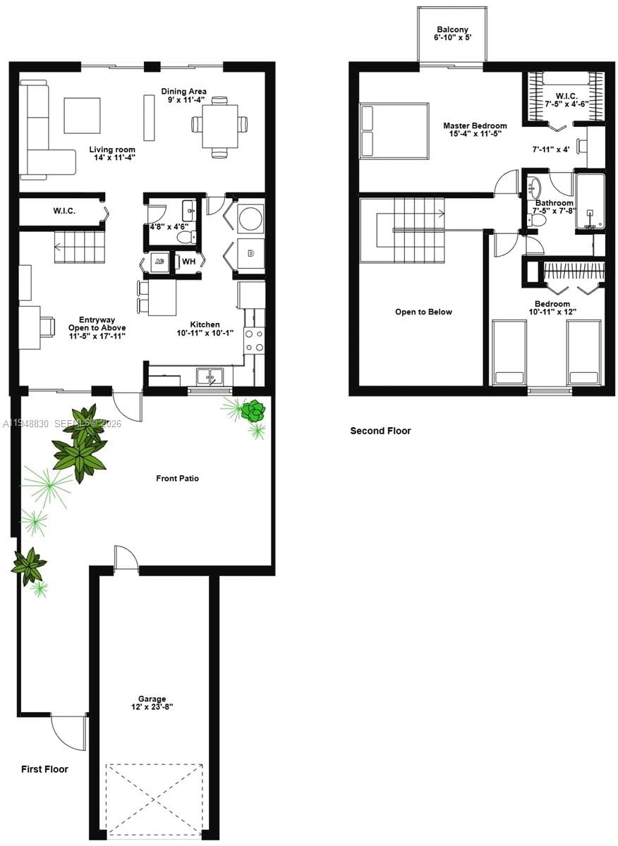 Real estate property located at 11416 110th Ln, Miami-dade, Sabal Chase Sec 1, Miami, FL