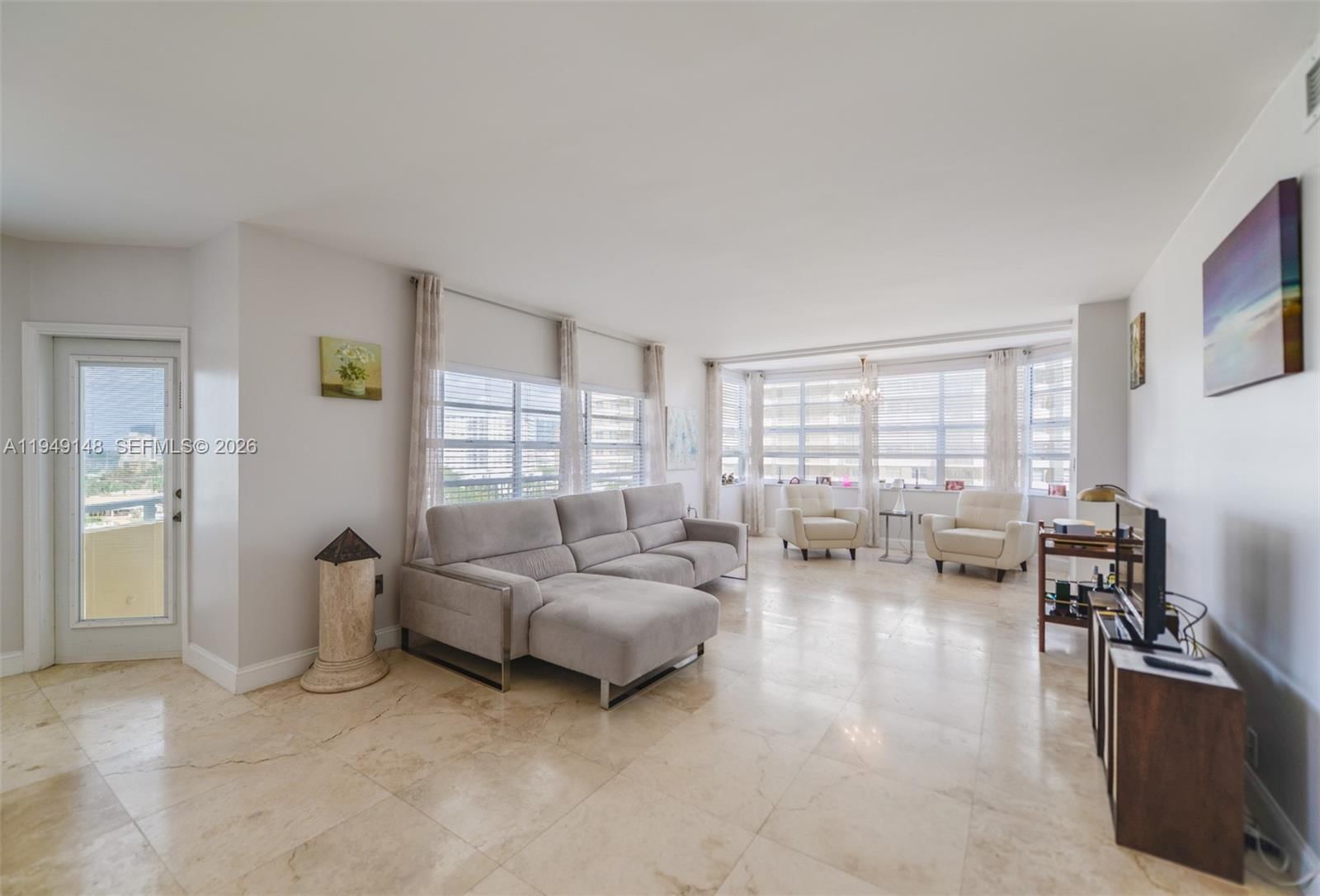 Real estate property located at 1985 Ocean Dr #6F, Broward, Hemispheres Condo, Hallandale Beach, FL
