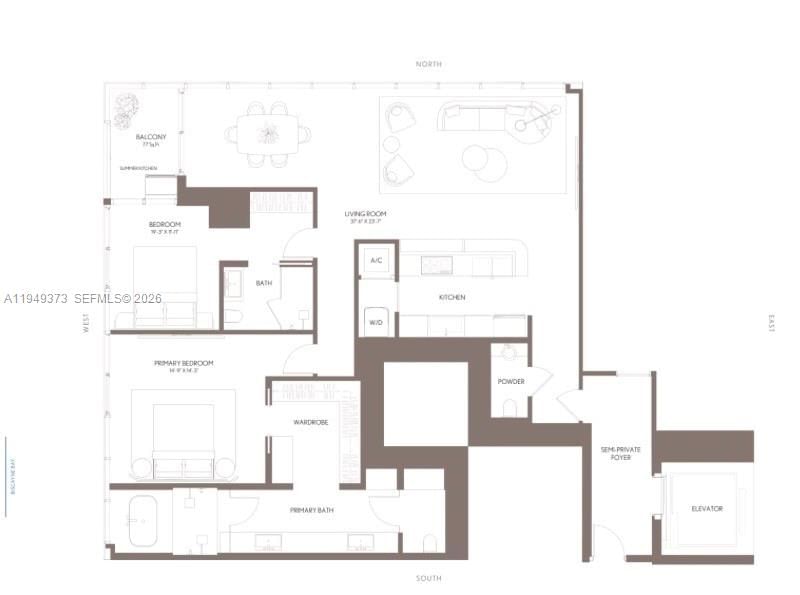 Real estate property located at 300 Biscayne Blvd. #4608, Miami-dade, Waldorf Astoria Miami, Miami, FL