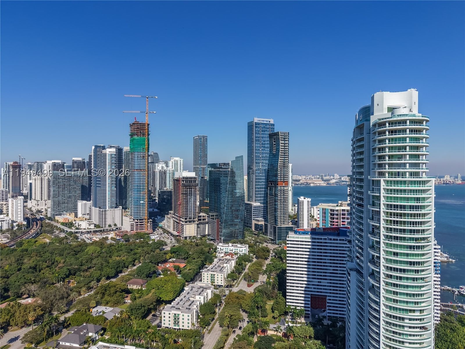 Real estate property located at 1643 Brickell Ave #2506, Miami-dade, Santa Maria Condo, Miami, FL