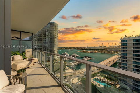 Real estate property located at 500 Alton Rd #2004, Miami-dade, Five Park, Miami Beach, FL