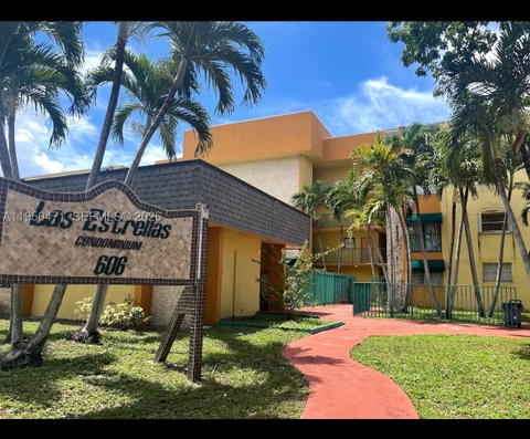 Real estate property located at 606 81st St #210, Miami-dade, Las Estrellas Condo, Hialeah, FL