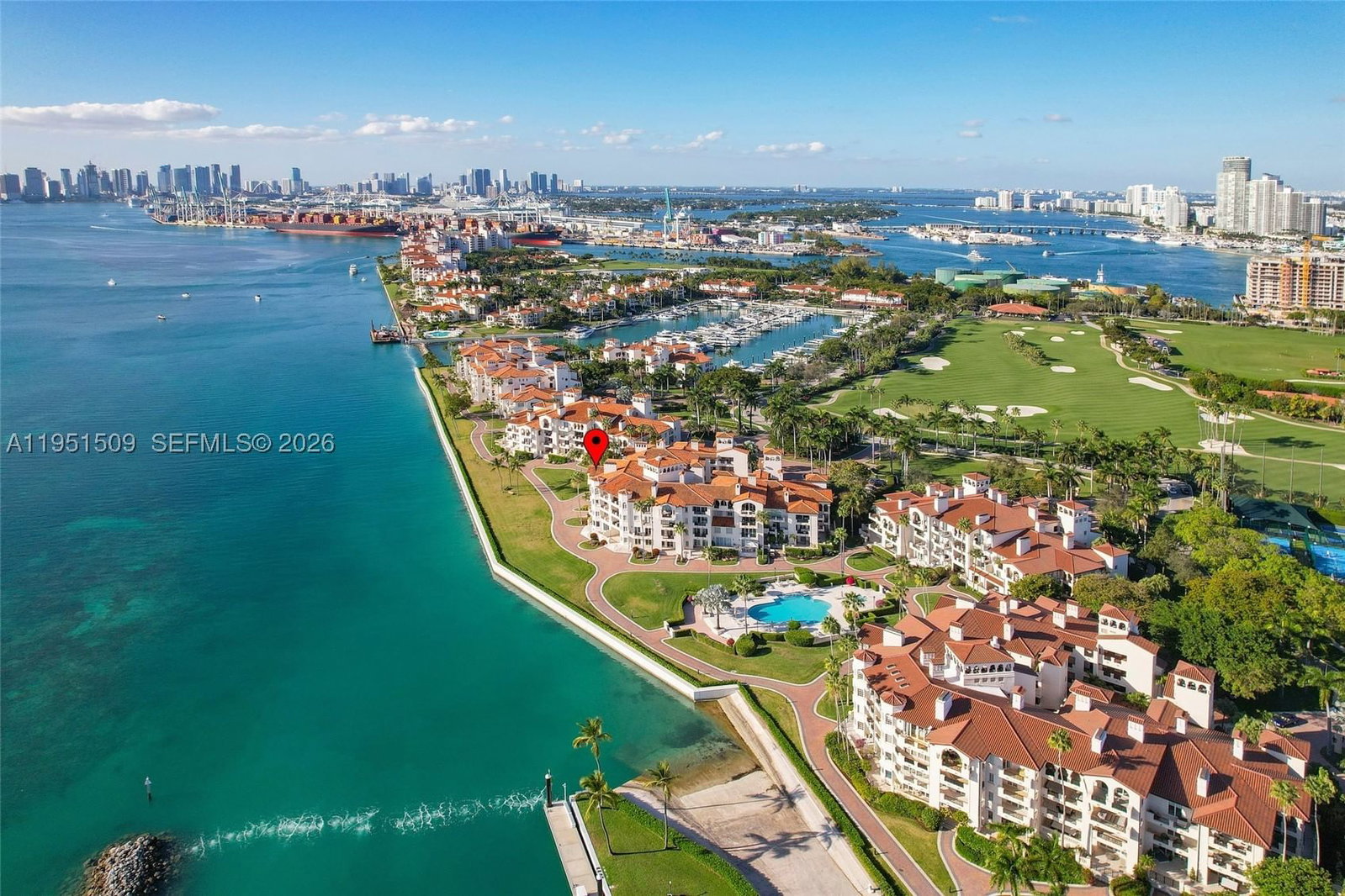 Real estate property located at 2225 Fisher Island Dr #3205, Miami-dade, Bayside Village Condo, Miami Beach, FL