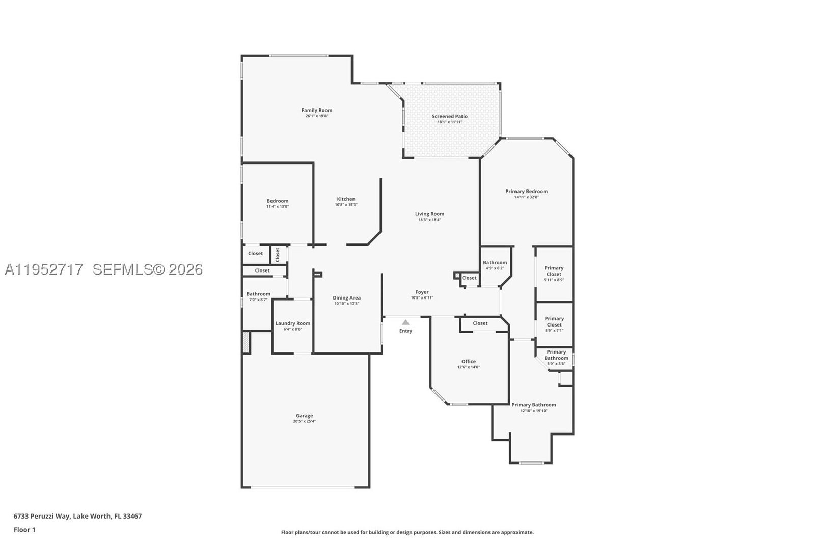 Real estate property located at 6733 Peruzzi Way, Palm Beach, Towne Park Tr E, Lake Worth, FL