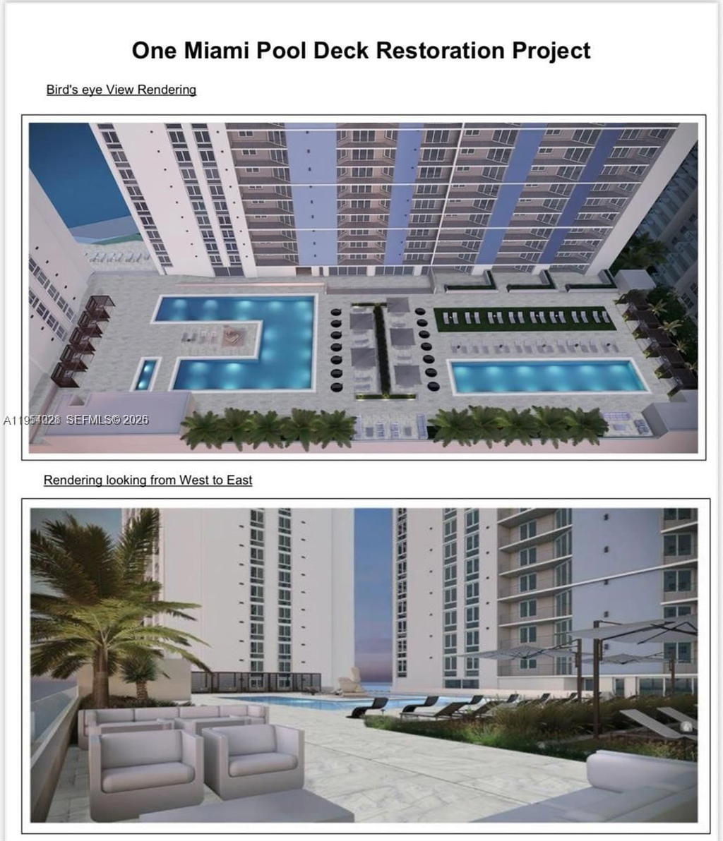 Real estate property located at 325 Biscayne Blvd LPH 17, Miami-dade, One Miami West Condo, Miami, FL