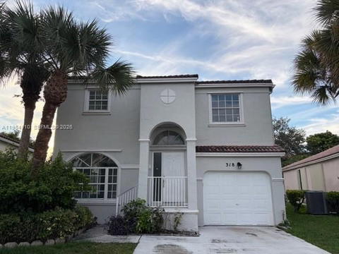 Real estate property located at 318 153rd Ave, Broward, Towngate, Pembroke Pines, FL
