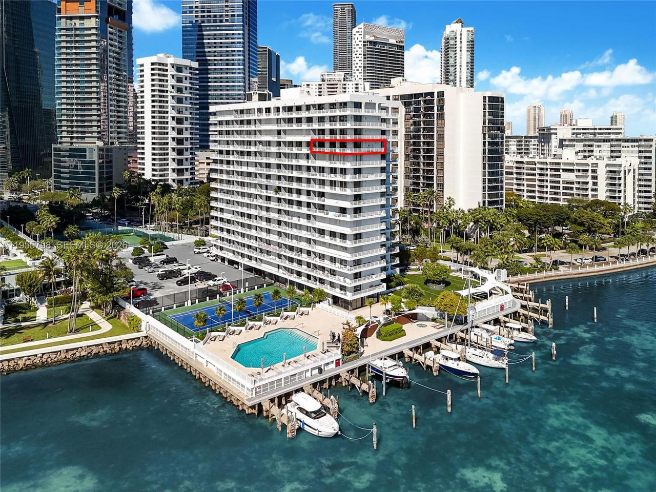 Real estate property located at 200 15th Rd #15C, Miami-dade, Brickell Harbour Condo, Miami, FL