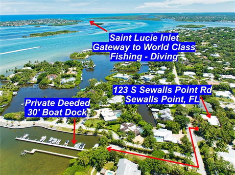 Real estate property located at 123 Sewalls Point Rd, Martin, Palm Row, Sewalls Point, FL