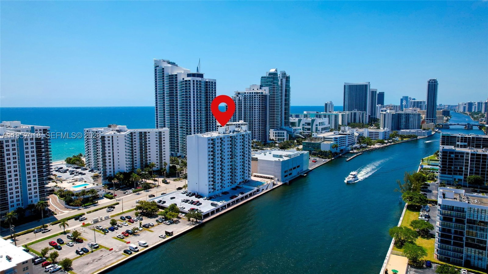 Real estate property located at 3000 OCEAN DR #1006, Broward, Residences On Hollywood B, Hollywood, FL