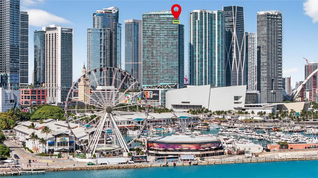 Real estate property located at 888 Biscayne Blvd #5508, Miami-dade, Marinablue Condo, Miami, FL