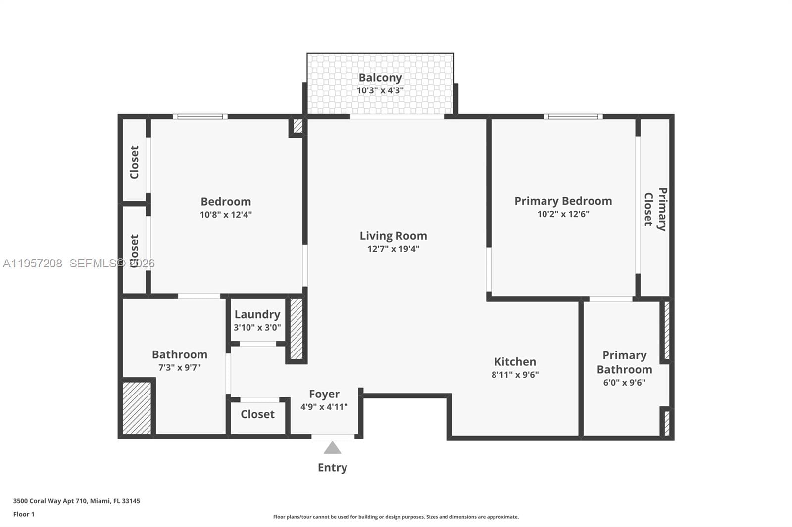 Real estate property located at 3500 Coral Way #710, Miami-dade, Coral Plaza Of Miami Condo, Miami, FL