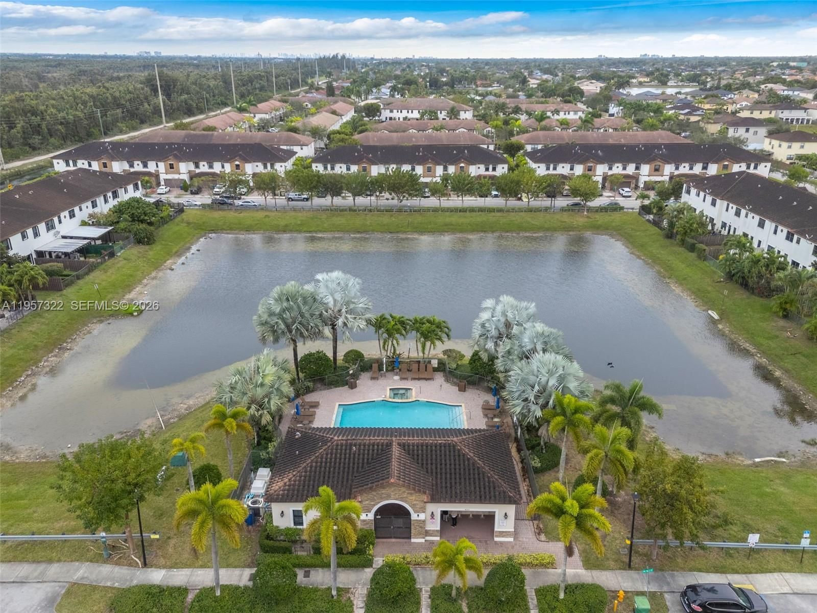 Real estate property located at 4268 166th Ct, Miami-dade, Century Townhomes At Bird, Miami, FL