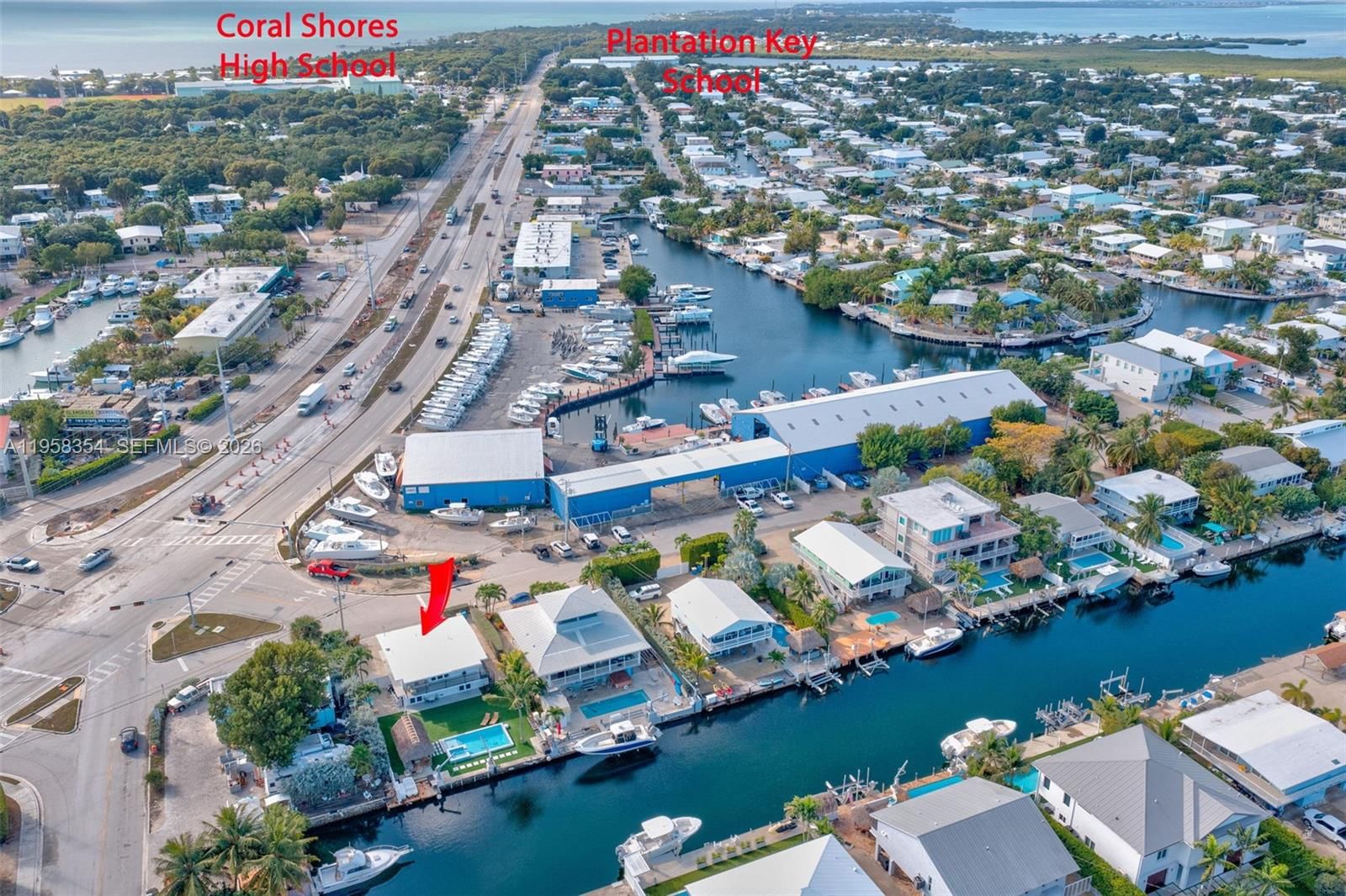 Real estate property located at 106 Plantation Ave, Monroe, Sunshine Estates Sec #1, Key Largo, FL