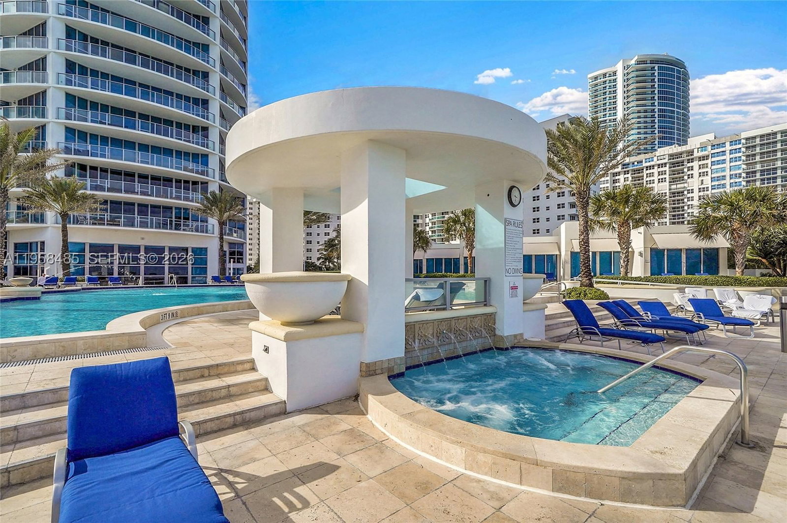 Real estate property located at 3101 OCEAN #1802, Broward, Ocean Palms Condo, Hollywood, FL