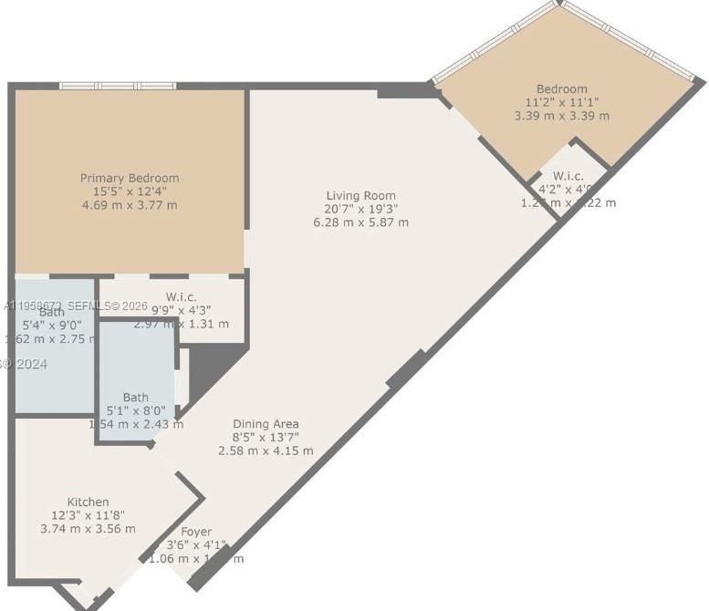 Real estate property located at 999 Brickell Bay Dr #2002, Miami-dade, Four Ambassadors Condo Ph, Miami, FL
