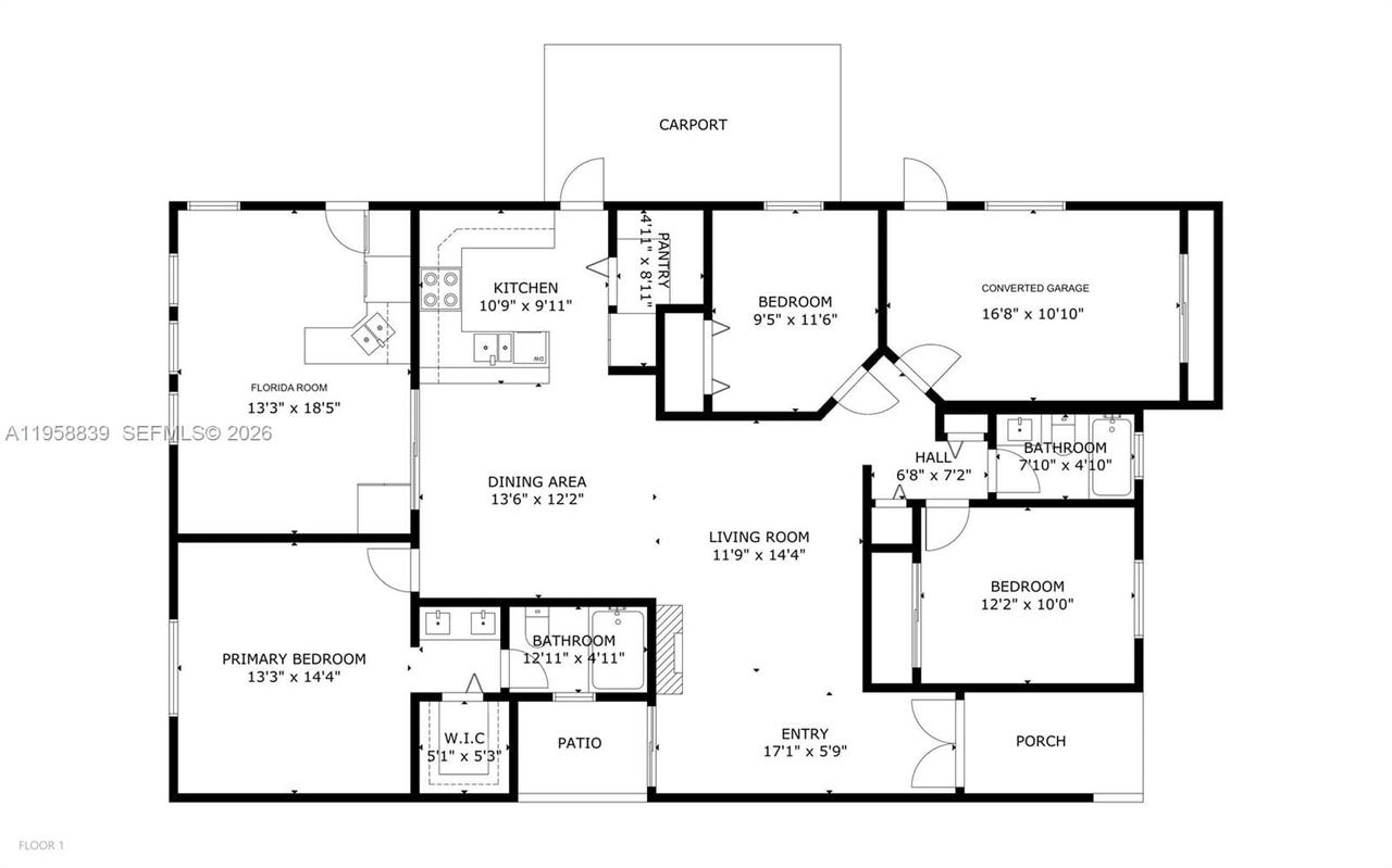 Real estate property located at 16834 70th Ave, Miami-dade, Lakes Of Palm Springs, Hialeah, FL