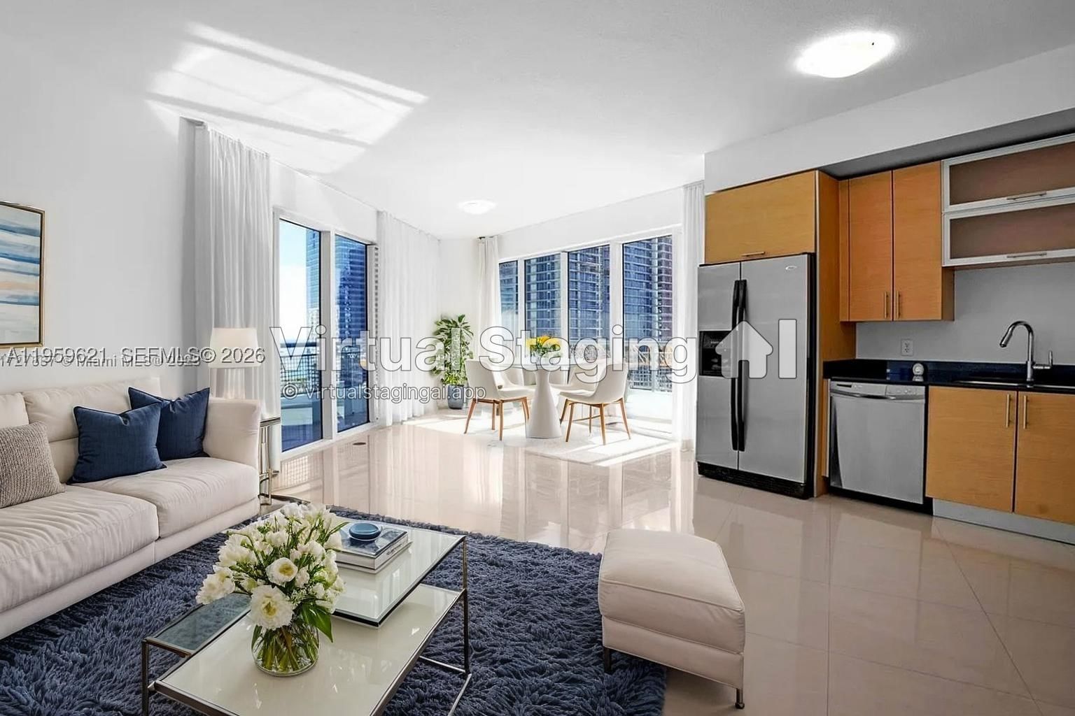 Real estate property located at 60 13th St #1700, Miami-dade, Infinity At Brickell Cond, Miami, FL
