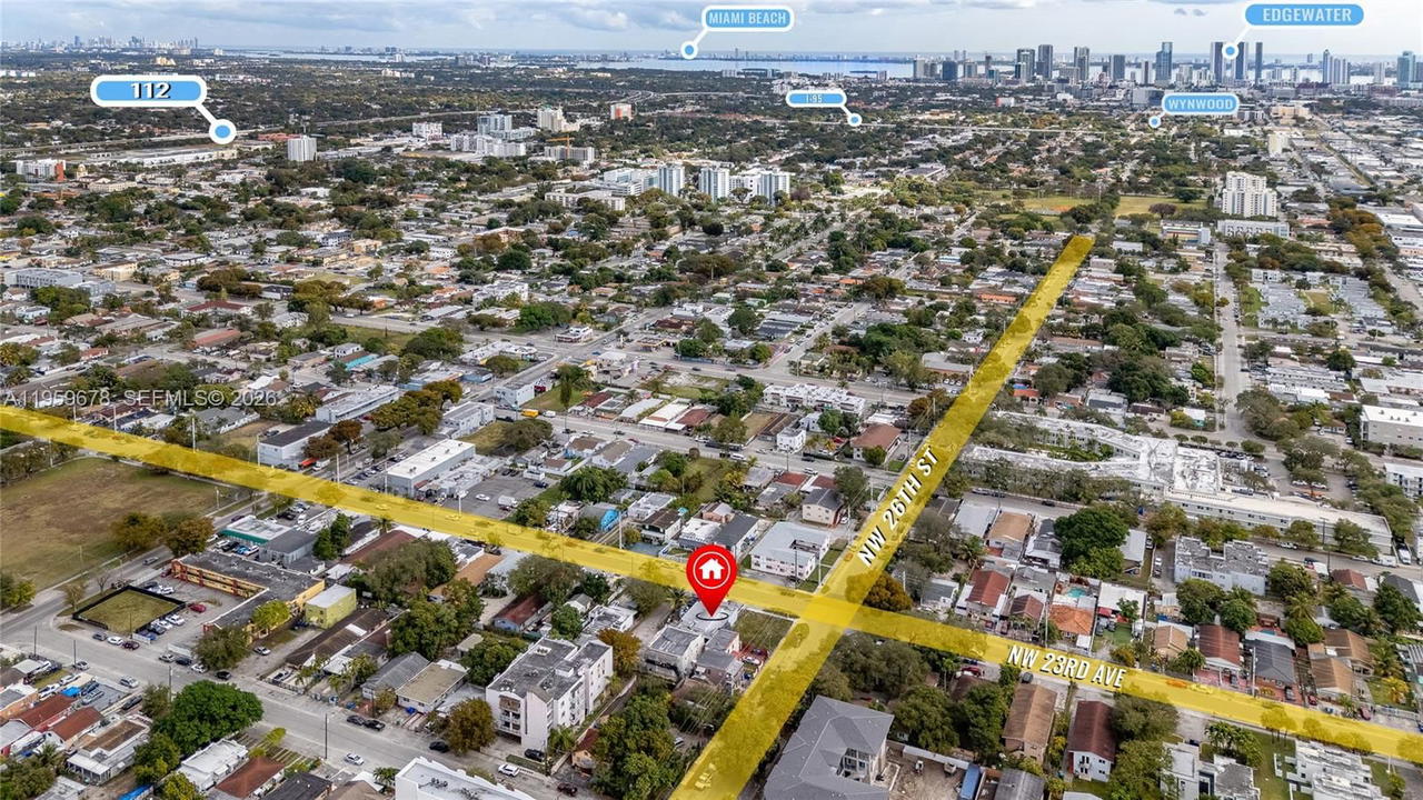 Real estate property located at 2616 23rd Ave, Miami-dade, Westhaven, Miami, FL