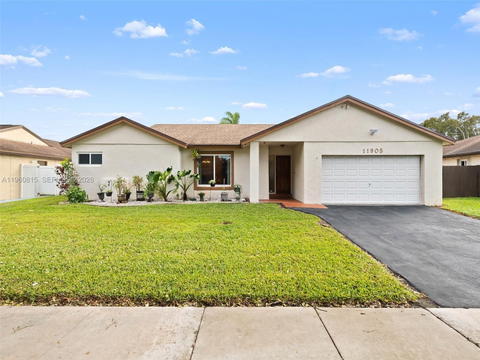 Real estate property located at 11905 48th Ct, Broward, Flamingo Gardens Phase 3, Cooper City, FL
