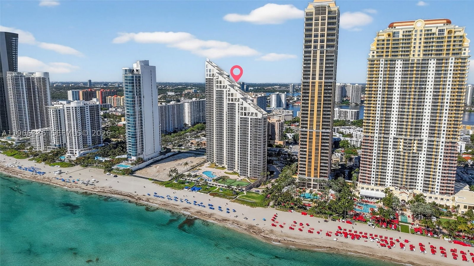 Real estate property located at 17555 Collins Ave #2303/04, Miami-dade, The Pinnacle Condo, Sunny Isles Beach, FL