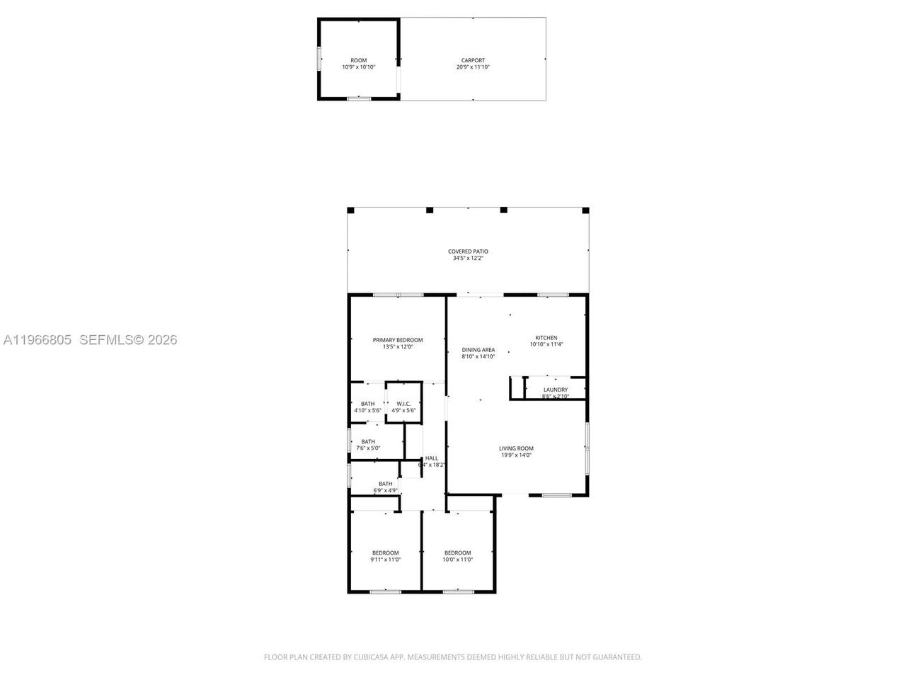 Real estate property located at 13844 15th St, Miami-dade, Coral West Heights 2nd Ad, Miami, FL