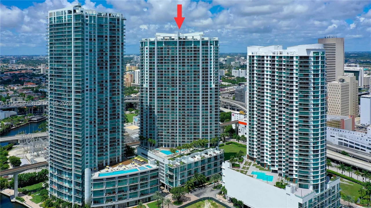 Real estate property located at 90 3rd St #1602, Miami-dade, Ivy Condo, Miami, FL