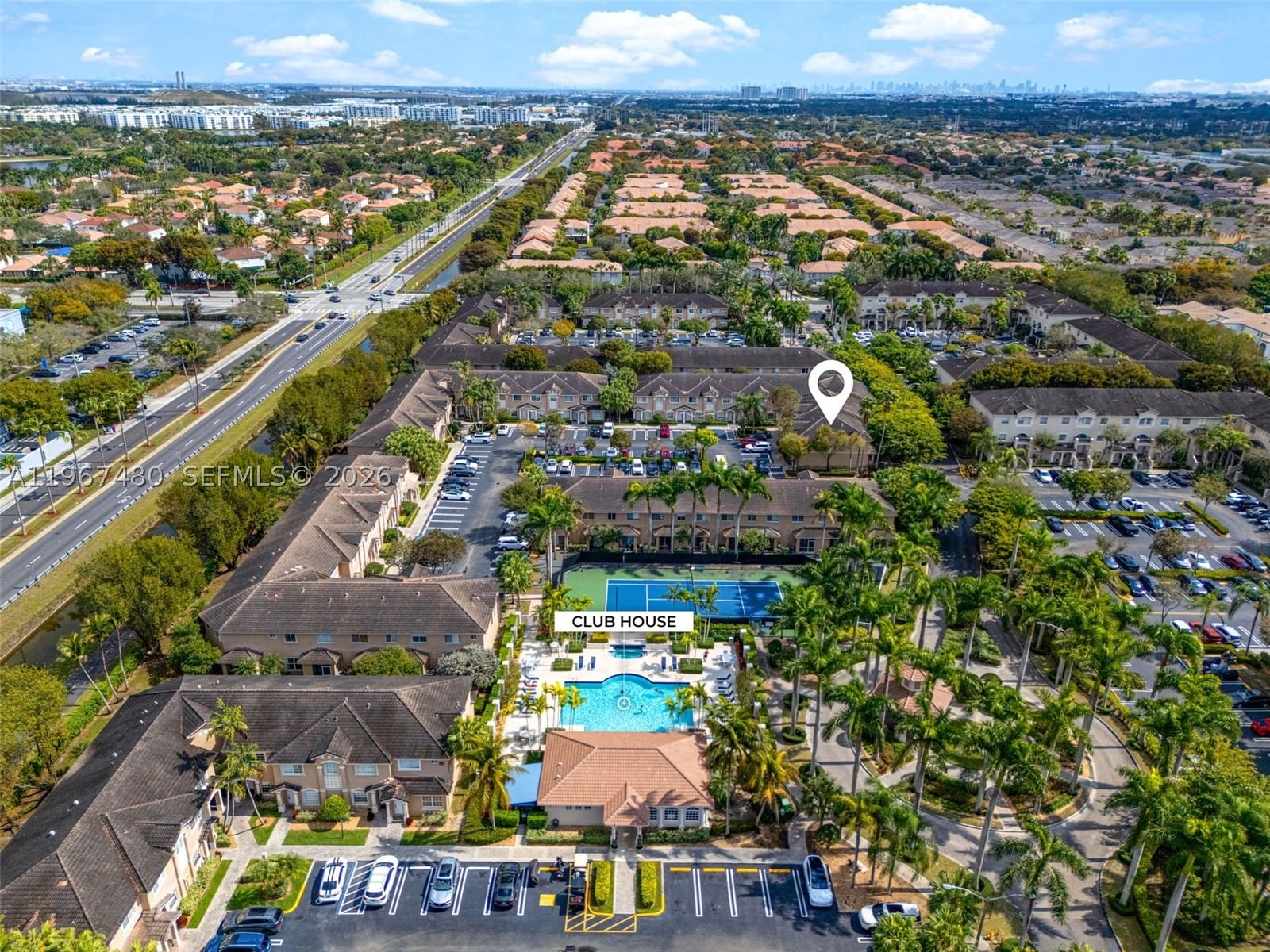 Real estate property located at 5725 114th Path #114, Miami-dade, Las Brisas At Doral Condo, Doral, FL