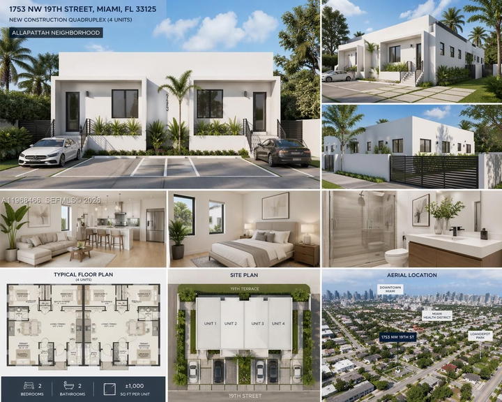 Real estate property located at 1753 19th St, Miami-dade, Mulberry Park, Miami, FL