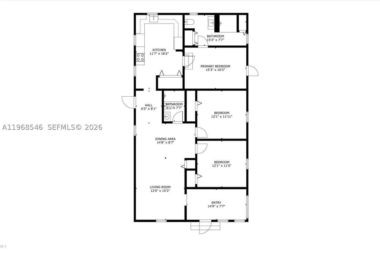 Real estate property located at 4237 7th St, Miami-dade, Trajune Park, Miami, FL