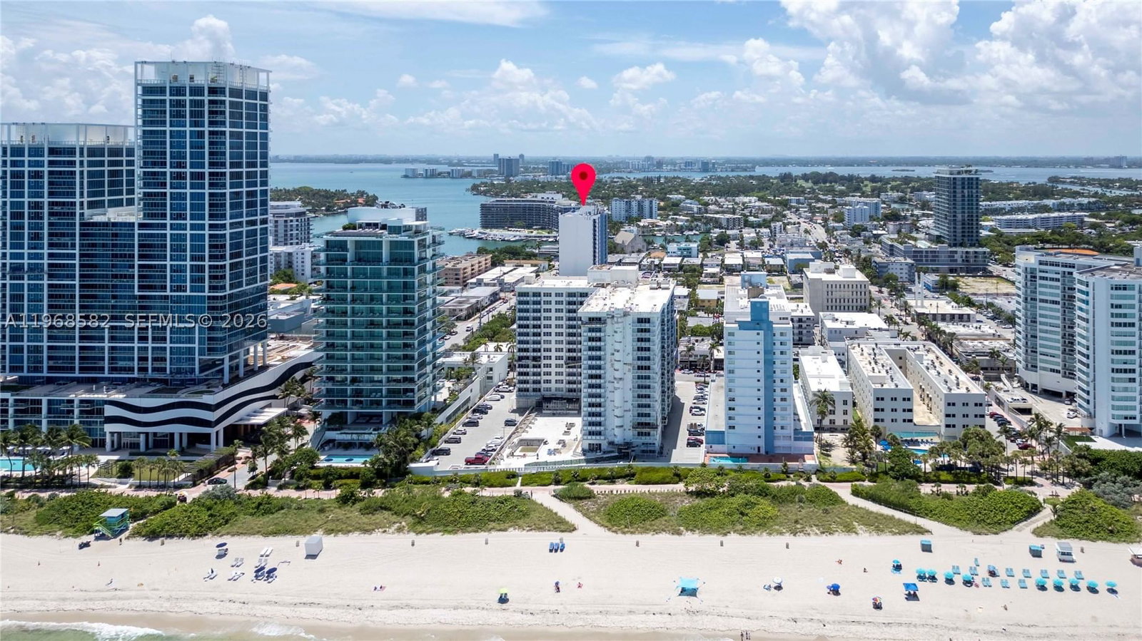 Real estate property located at 401 69 ST #411, Miami-dade, 401 Blu Of North Beach, Miami Beach, FL