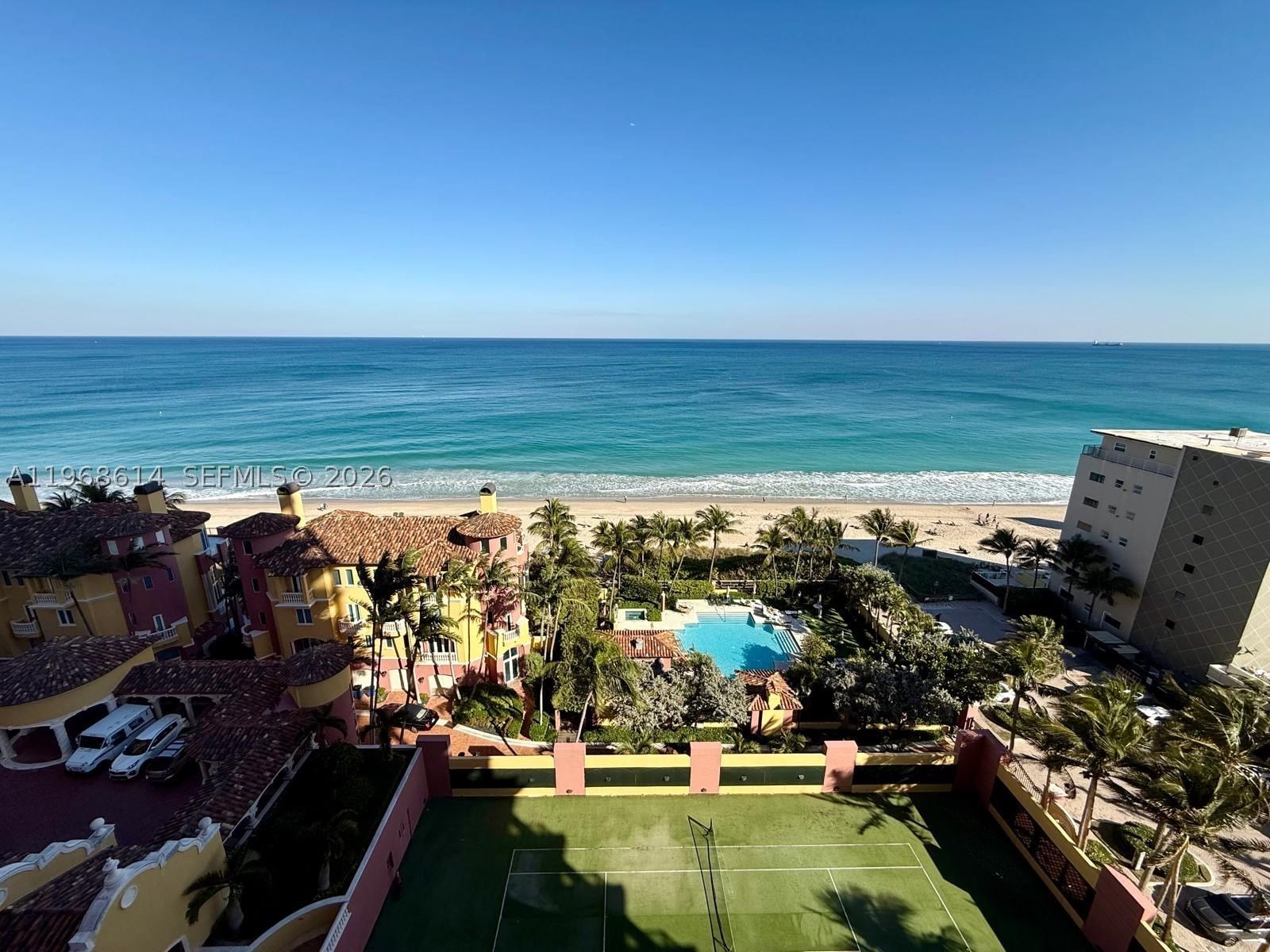 Real estate property located at 2100 Ocean Blvd #12D, Broward, Palms Tower One Condo, Fort Lauderdale, FL