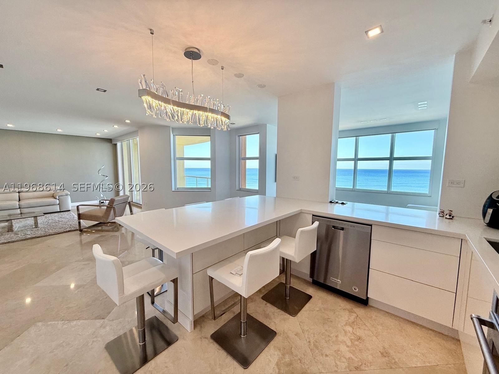 Real estate property located at 2100 Ocean Blvd #12D, Broward, Palms Tower One Condo, Fort Lauderdale, FL