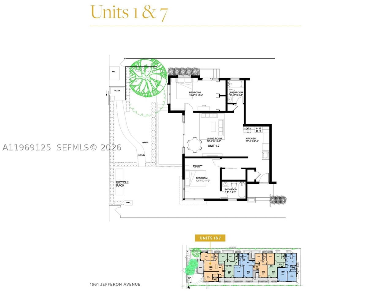 Real estate property located at 1561 Jefferson Avenue, Miami-dade, Lincoln Sub, Miami Beach, FL