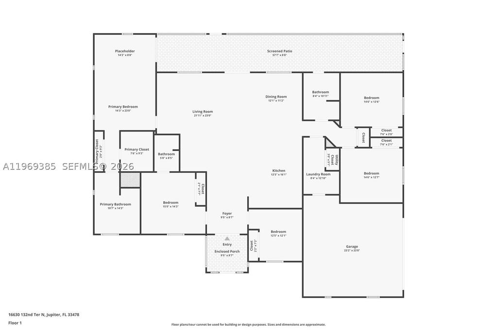 Real estate property located at 16630 132nd Ter N, Palm Beach, Jupiter Farms, Jupiter, FL