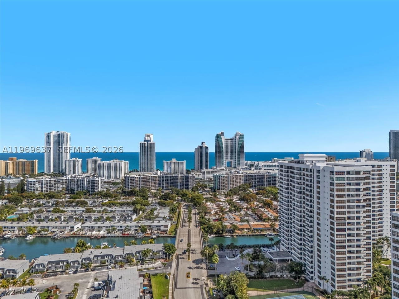 Real estate property located at 2500 PARKVIEW DR #2407, Broward, Olympus Condo, Hallandale Beach, FL