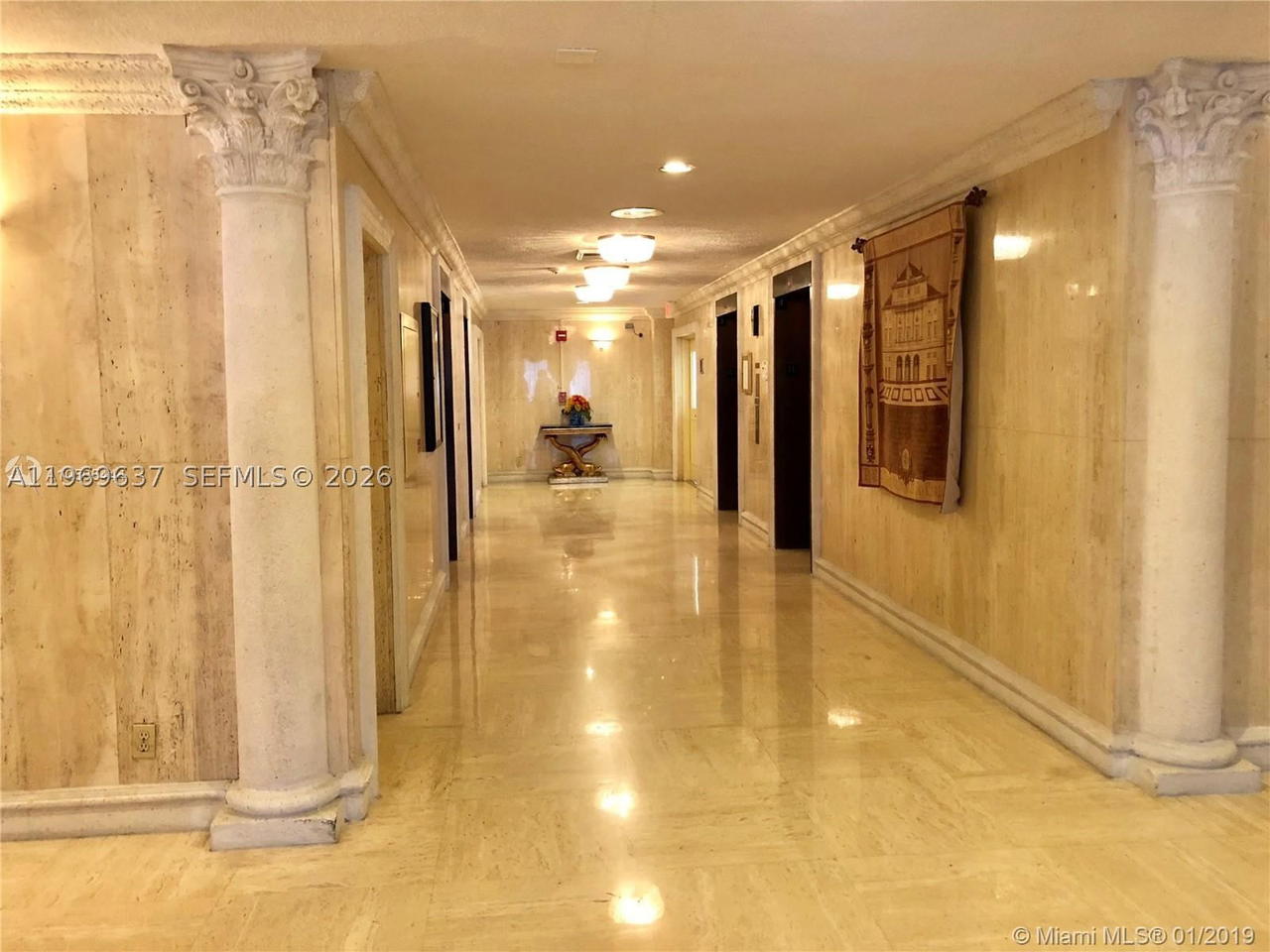 Real estate property located at 2500 PARKVIEW DR #2407, Broward, Olympus Condo, Hallandale Beach, FL