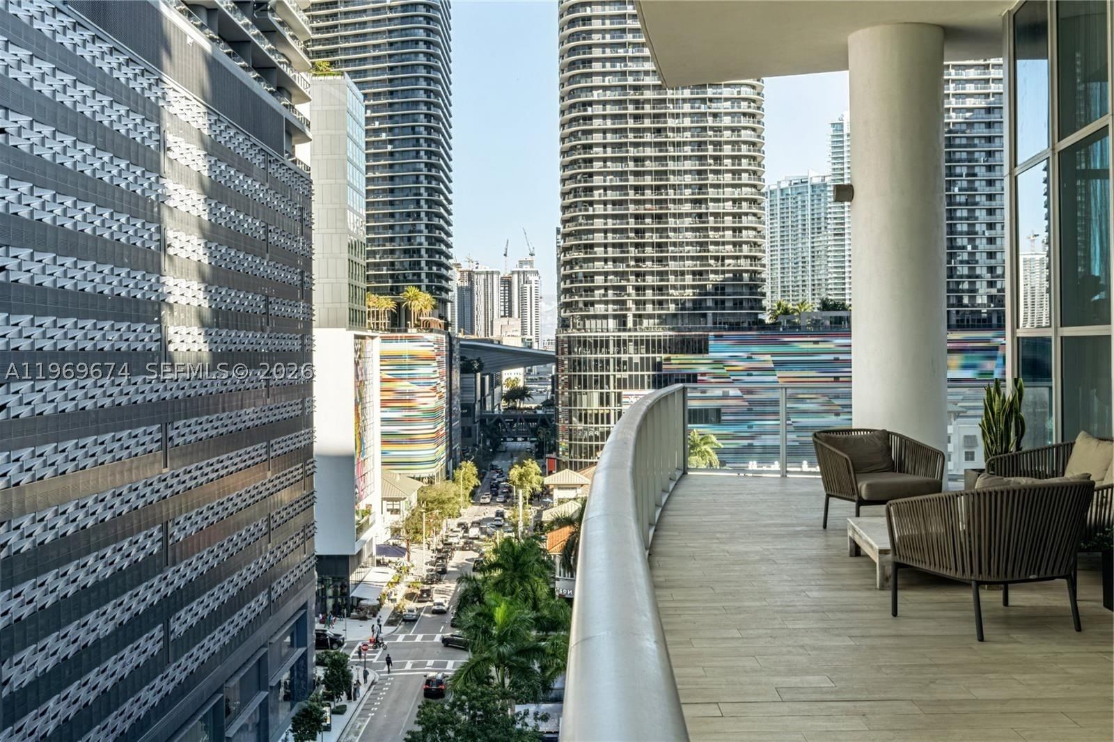 Real estate property located at 1100 Miami Ave #3508, Miami-dade, 1100 Millecento Residence, Miami, FL
