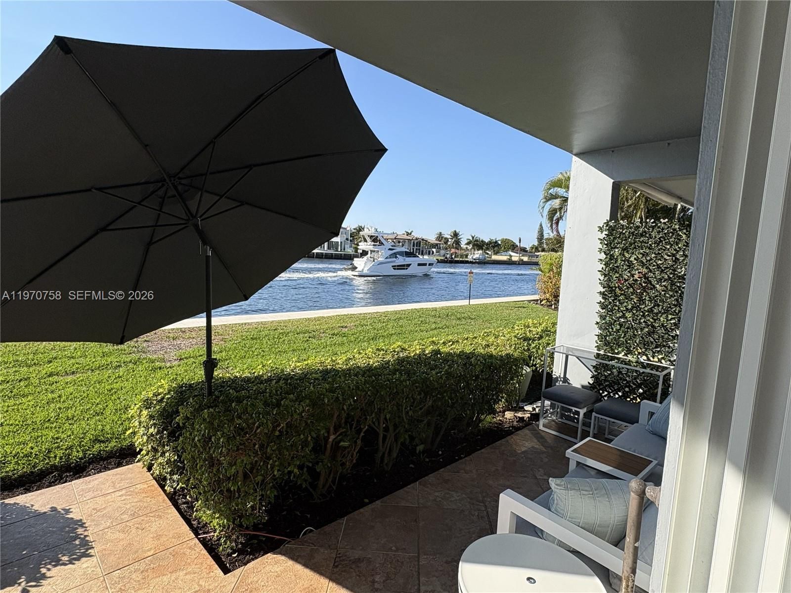 Real estate property located at 1201 Riverside Dr #107, Broward, Fairbanks Terrace South C, Pompano Beach, FL