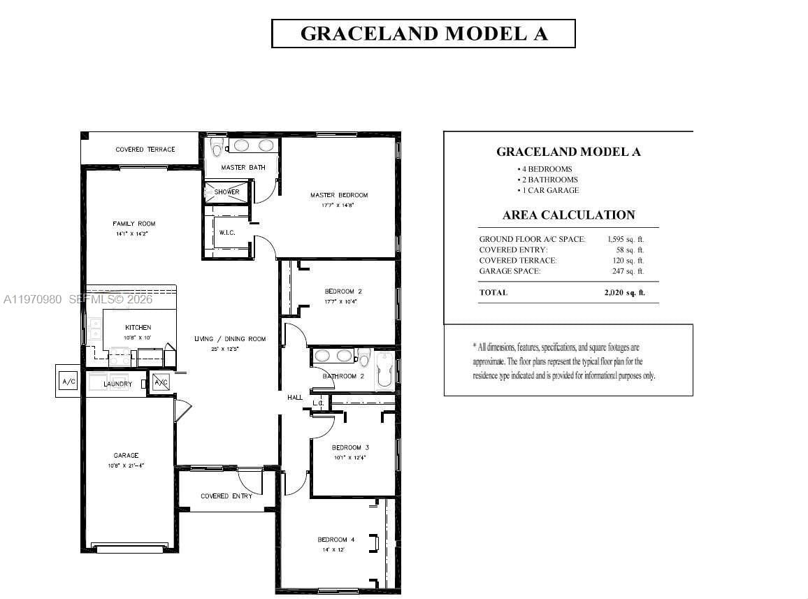 Real estate property located at 30725 158th Path, Miami-dade, Graceland Estates North, Homestead, FL